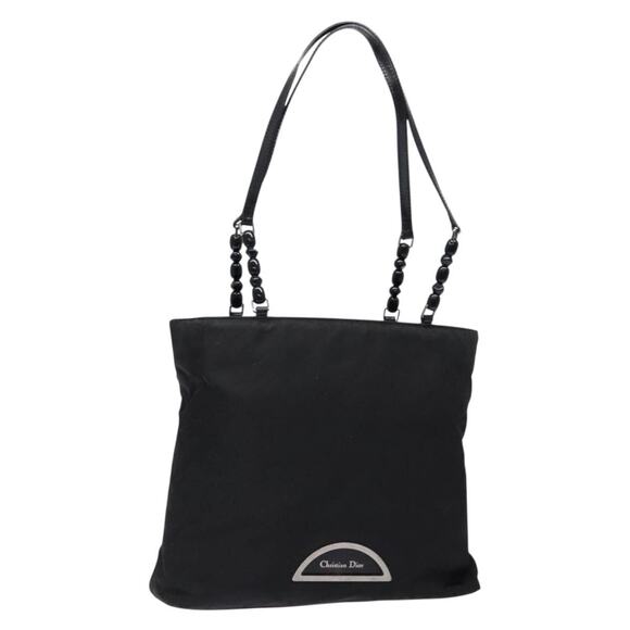 DIOR Maris Pearl Tote Bag Nylon Black - Picture 1 of 13